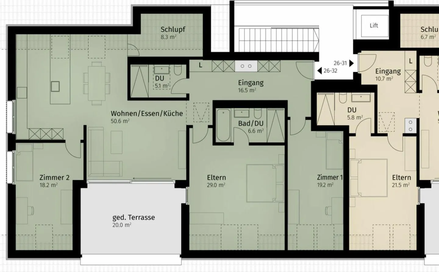 256 m² | Attico 4.5 locali | Prima occupazione - Foto 10 di 12