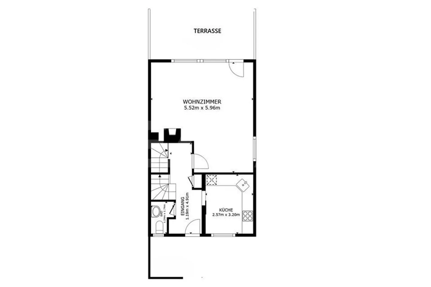 Maison de ville d'angle de 4,5 pièces - Photo 9 sur 13