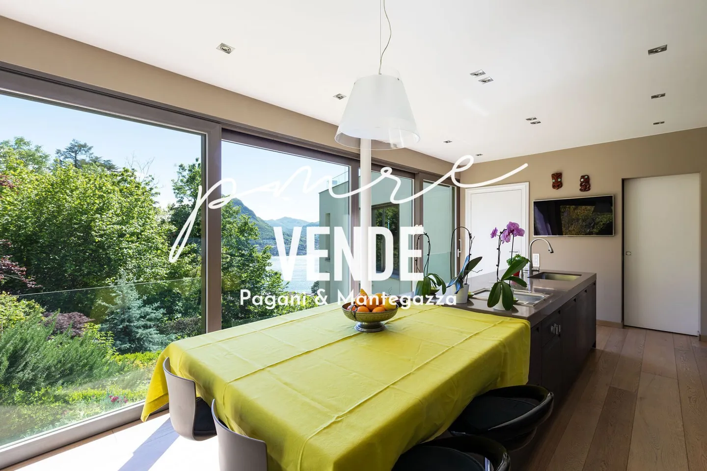 VILLA PRESTIGIOSA A LUGANO RUVIGLIANA CON ECCITANTE VISTA SUL LAGO - Foto 7 di 27