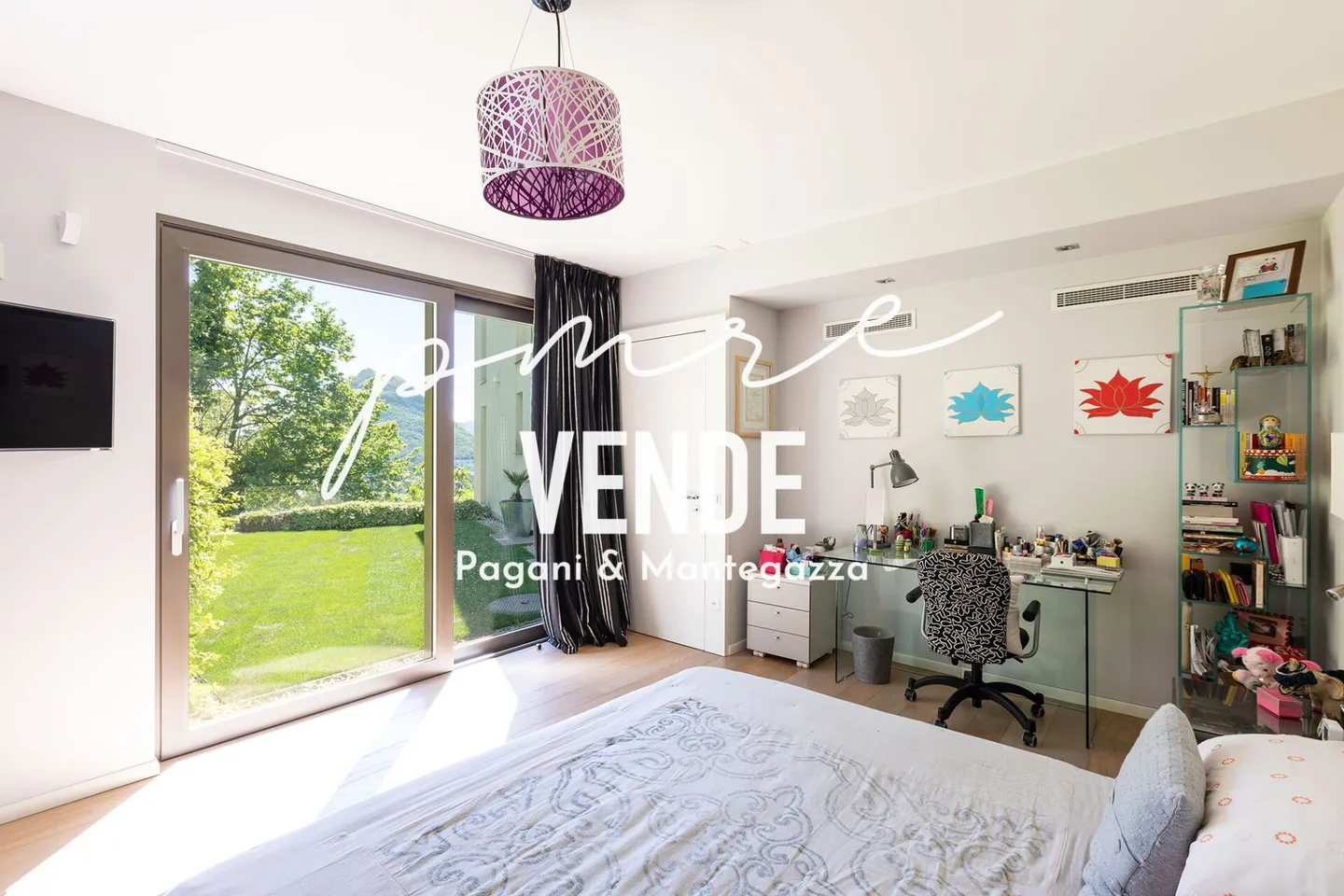 VILLA PRESTIGIOSA A LUGANO RUVIGLIANA CON ECCITANTE VISTA SUL LAGO - Foto 19 di 27