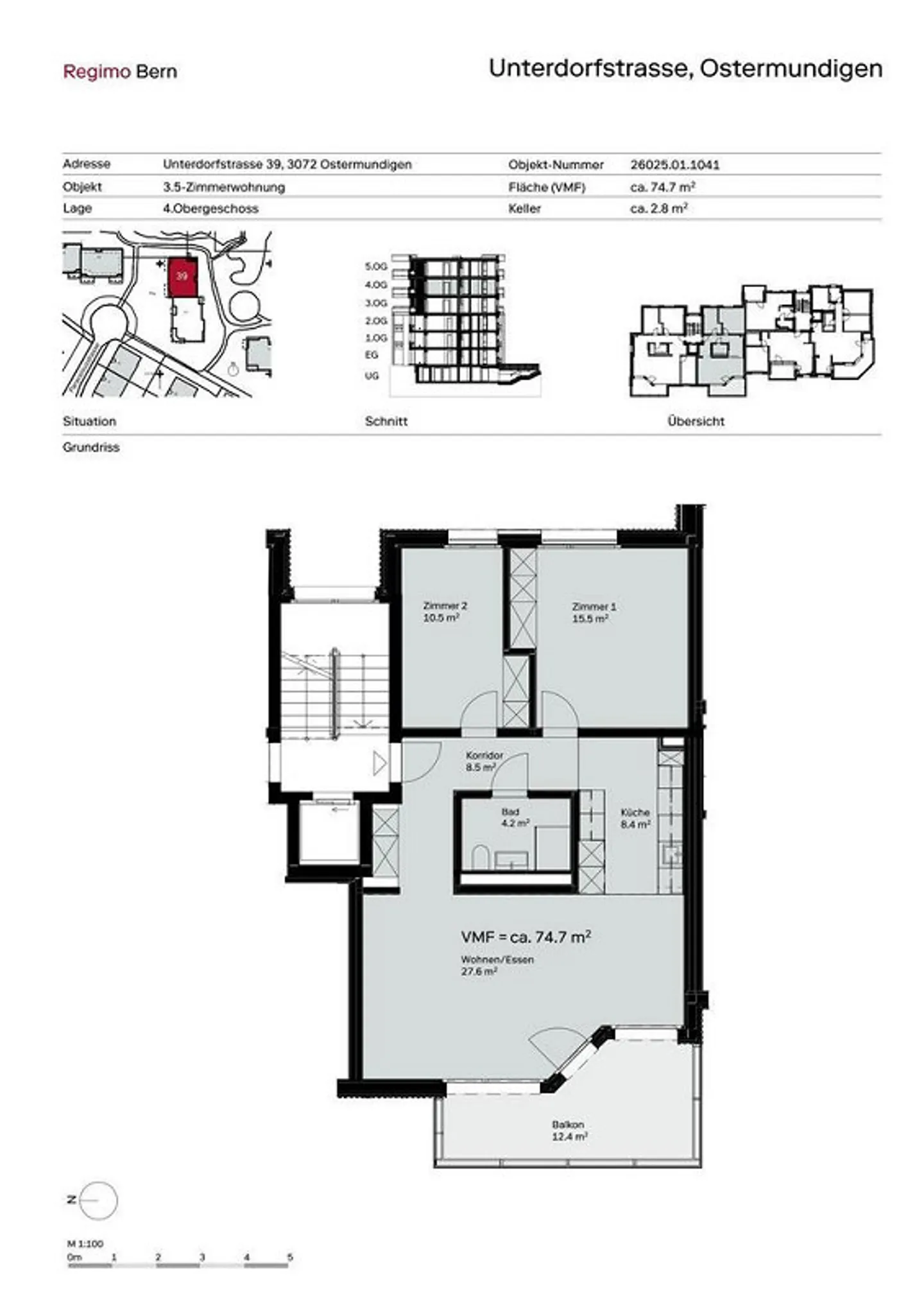 Modernes Apartment in Lindacasa - Foto 9 von 10
