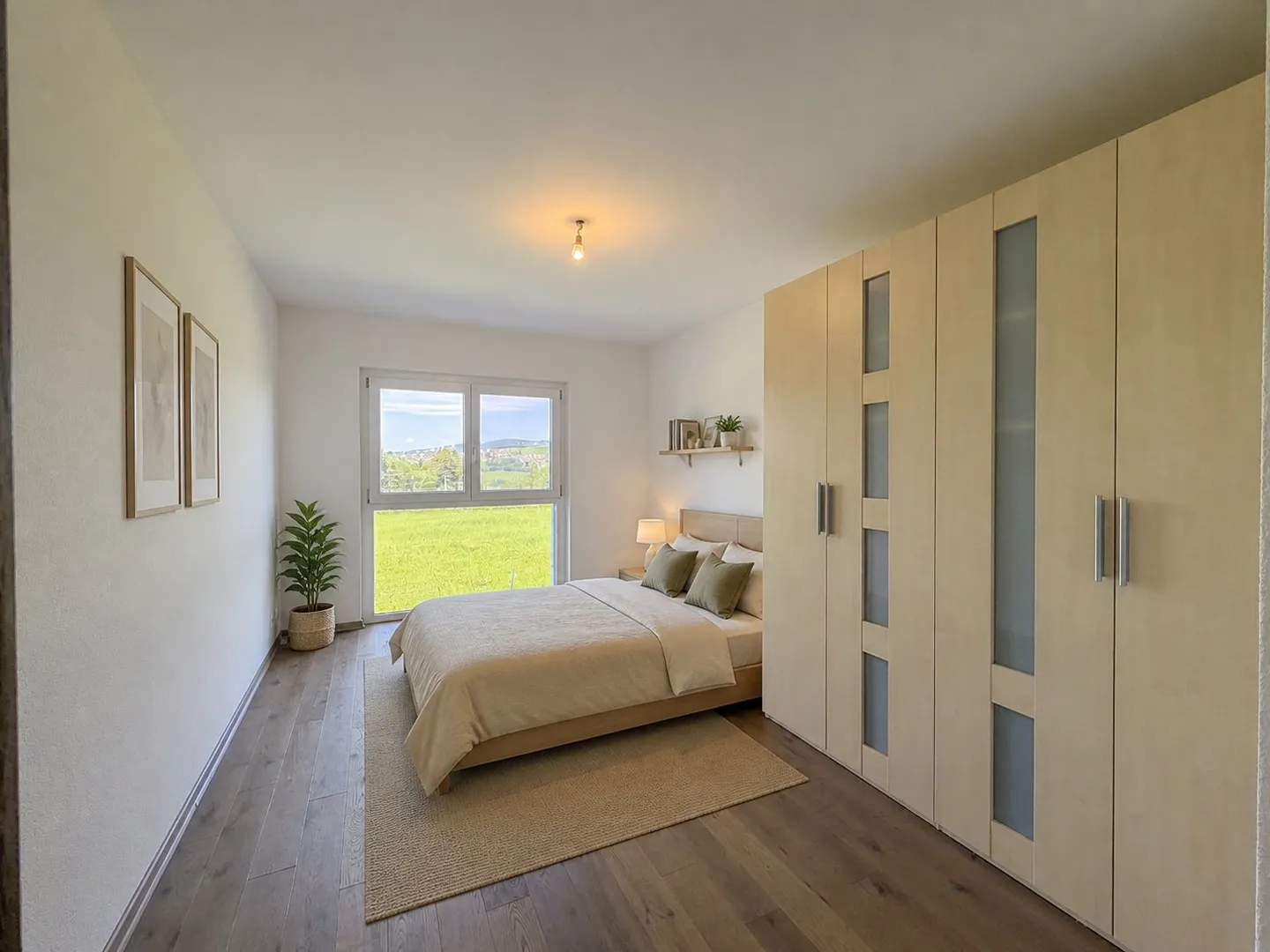 Botterens - Großzügige 3,5 Zimmer mit freiem Blick - Foto 6 von 9