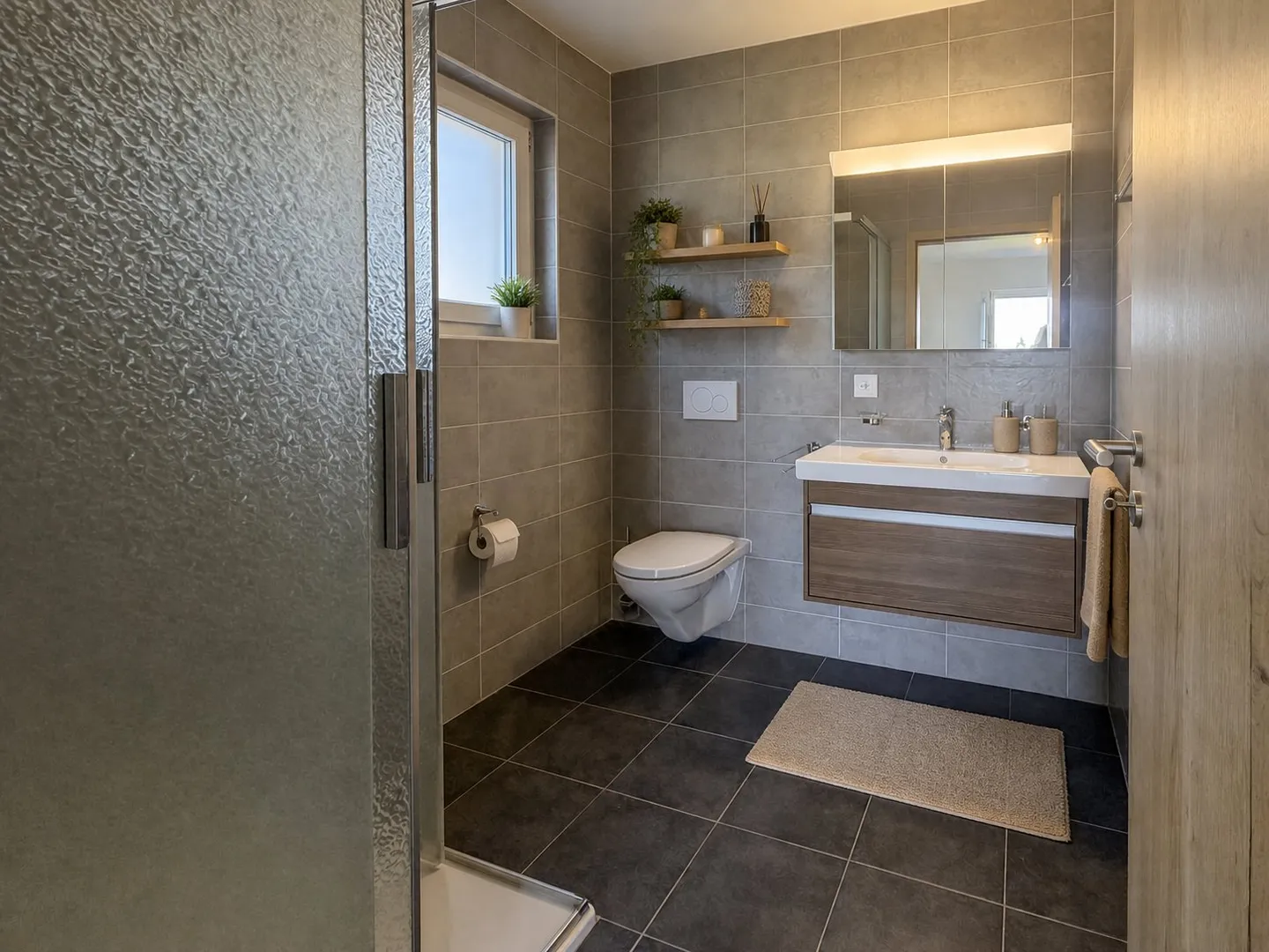 Botterens - Großzügige 3,5 Zimmer mit freiem Blick - Foto 8 von 9