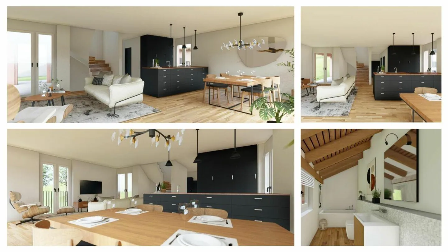 Casa elegante con appartamento separato - Vita versatile a Bergün (Casa D) - Foto 8 di 10