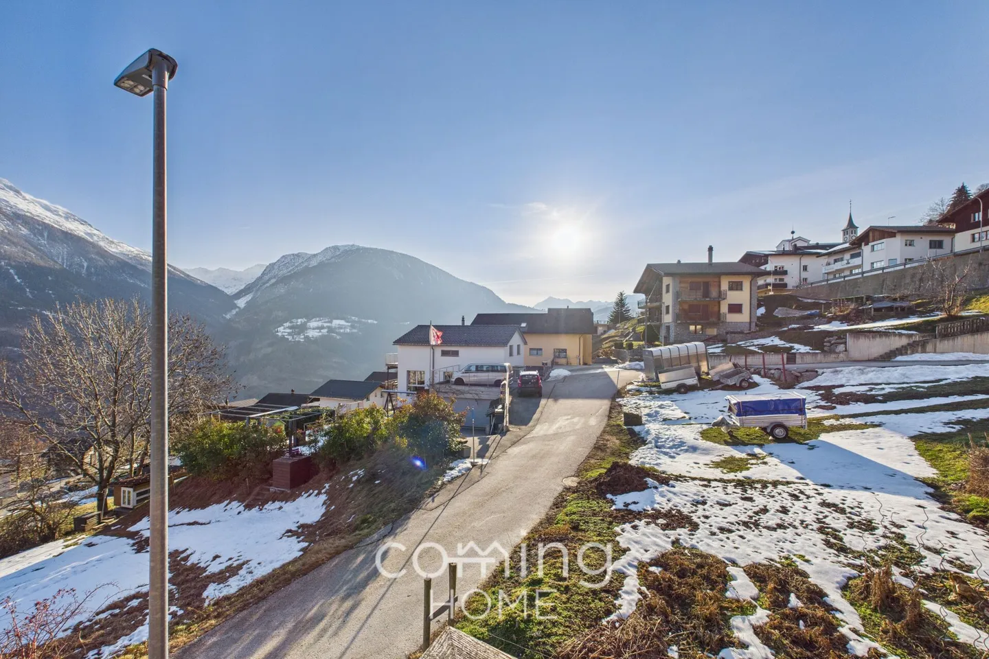 Chalet attraente di 5,5 stanze a Mund con giardino e vista sulle montagne - posizione soleggiata - Foto 13 di 14