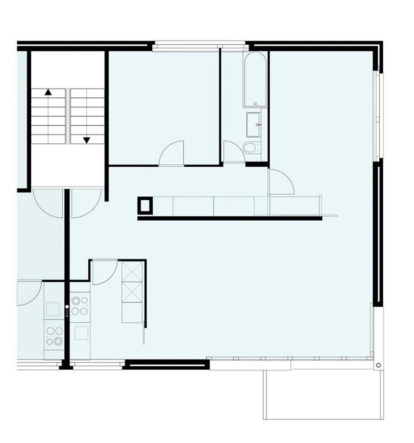3.5 Room Gallery Apartment - Photo 8 of 9
