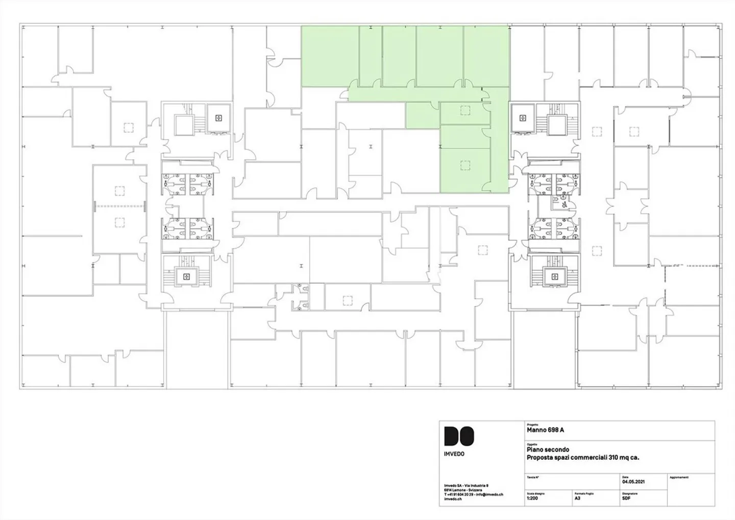 Büros in Manno - 310 m² - Foto 2 von 2