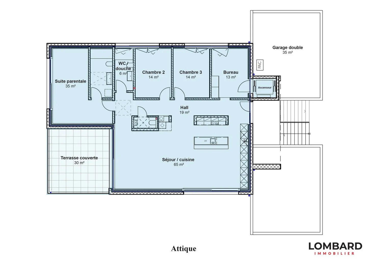 Magnifique nouveau penthouse avec vue sur le lac - Photo 8 sur 9