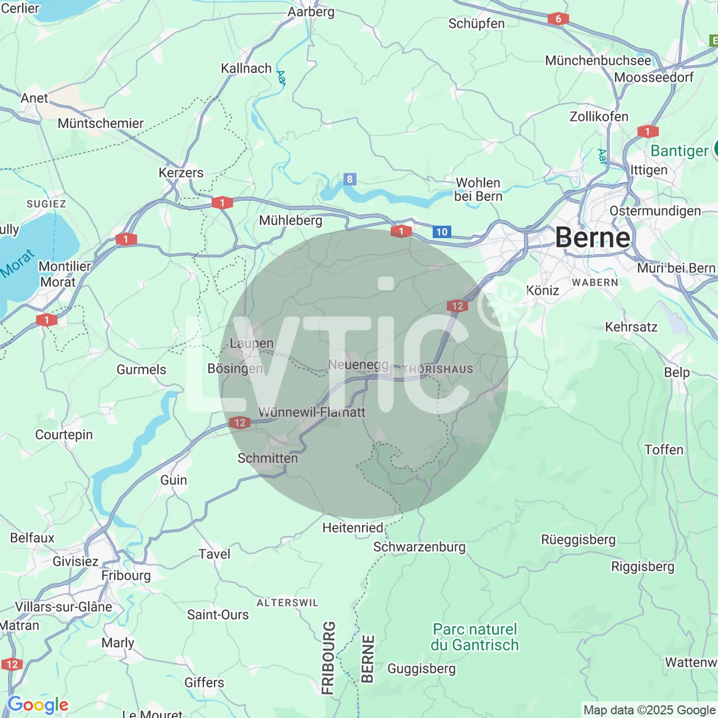 Terreno industriale di circa 11.000 m2 in vendita vicino a Flamatt - Foto 4 di 4