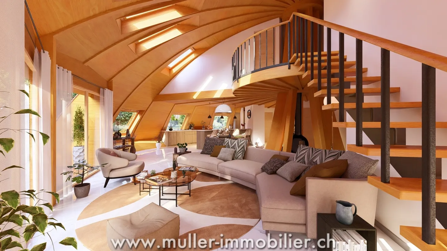 Domespace-Haus mit Garten 5 Minuten von Breuleux entfernt - Foto 3 von 10