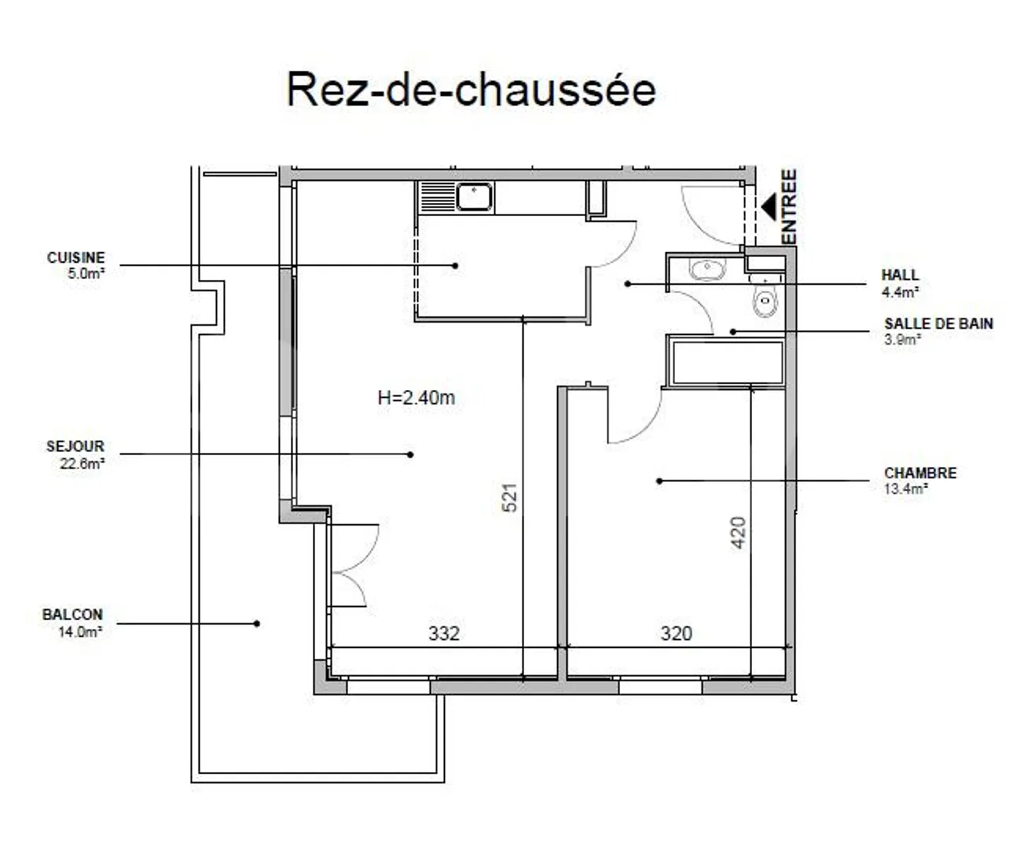 Appartement 2 pièces - Photo 2 sur 2