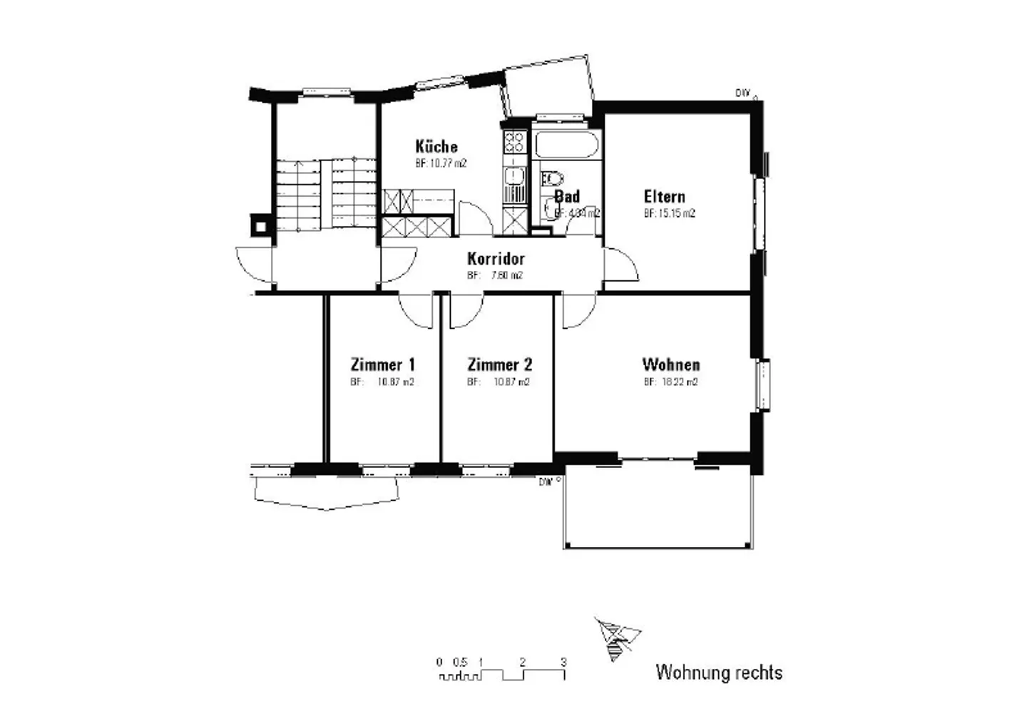 Appartement 4 pièces - Foto 9 von 9