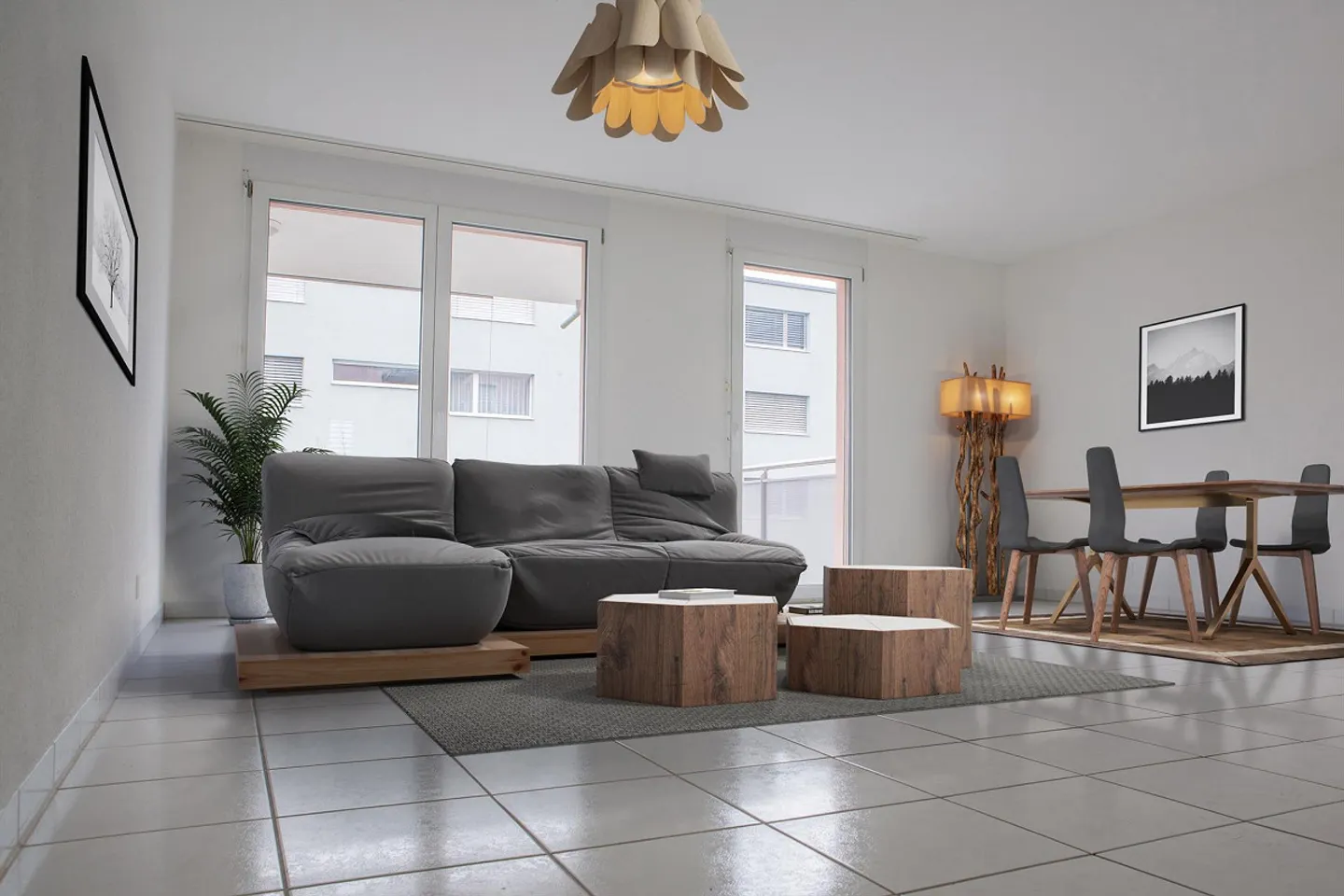 Magnificent 3.5 room apartment with terrace! - Photo 1 of 7