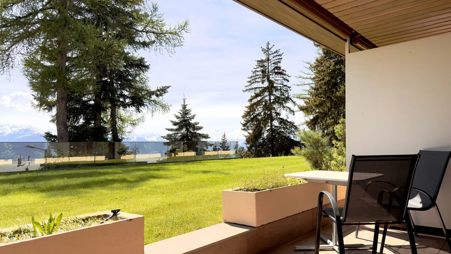 Wunderschönes Studio in der Nähe des Zentrums von Crans-Montana - Foto 8 von 9