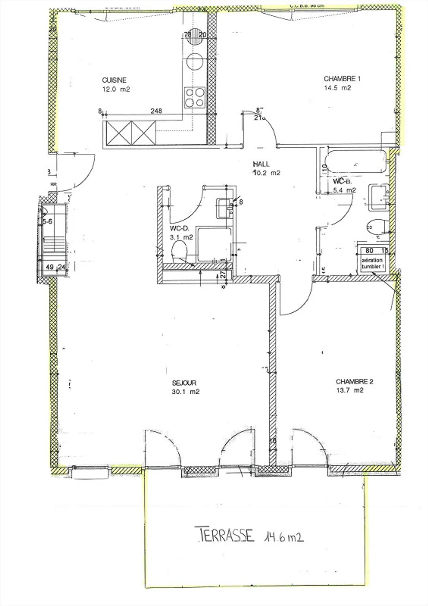 Magnificent 3.5 room apartment with terrace! - Photo 6 of 7