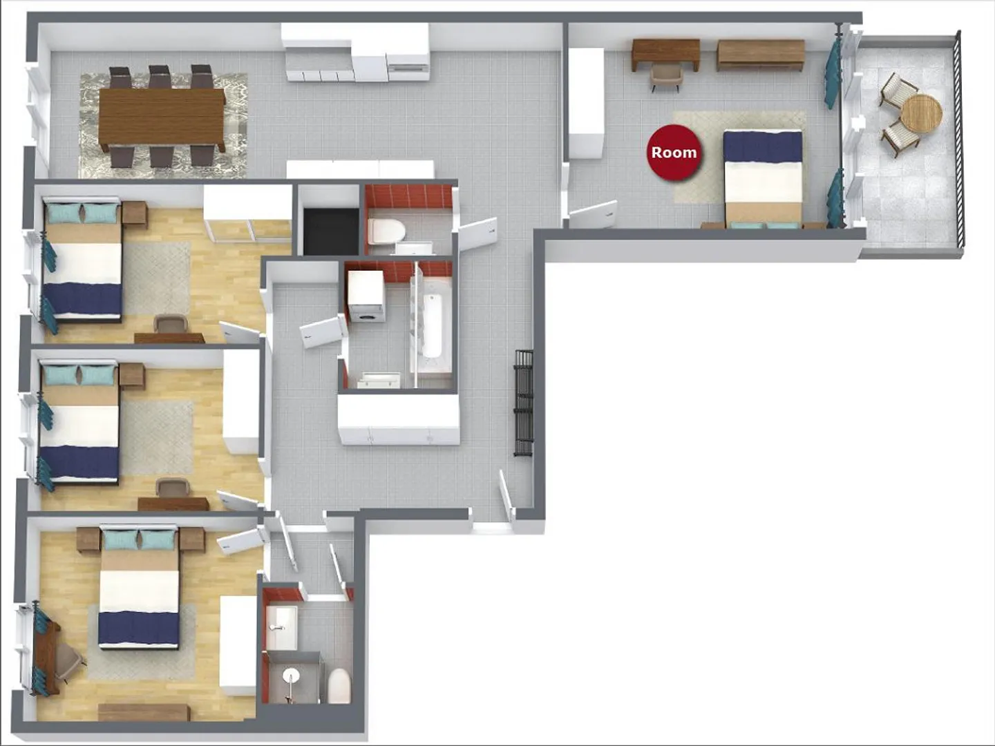 Spacious Coliving Apartment in Crissier with private Balcony - Foto 19 di 19