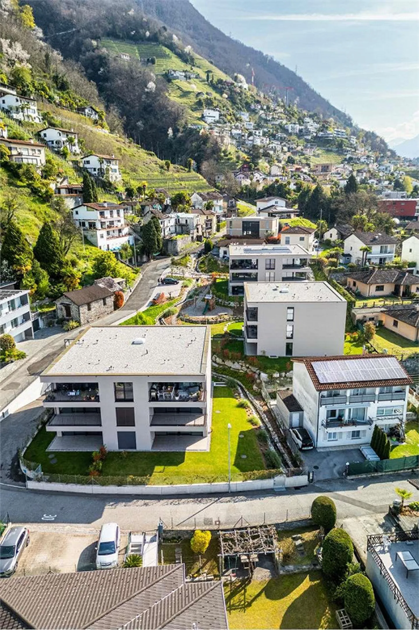 Nuovo appartamento di 3,5 stanze a Gordola con giardino - Foto 1 di 13