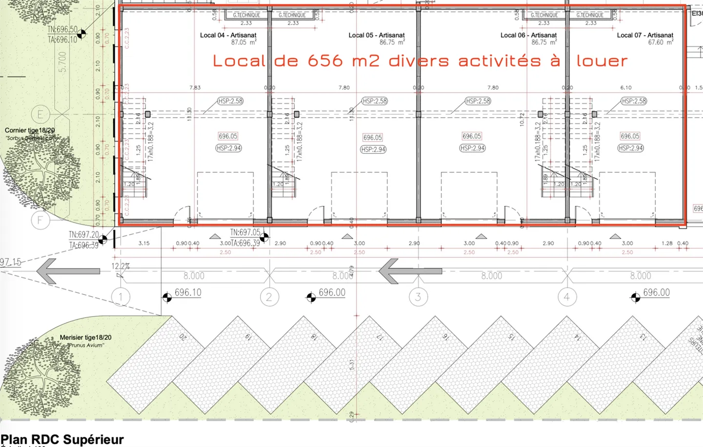 Votre nouvel espace Atelier / Production / Bureau - de 310 m2 à 1'000 m2 de hauteur sous plafond - Photo 2 sur 8