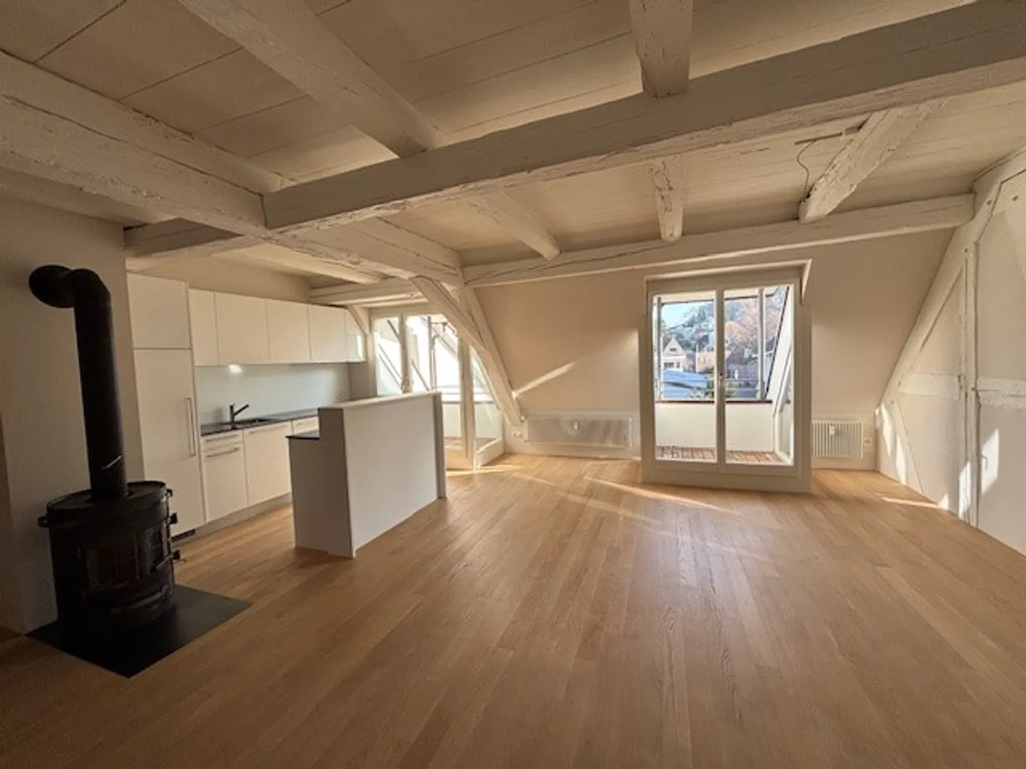 Historische 3-Zimmer-Duplex-Wohnung mit Charme in Muttenz - Foto 1 von 23