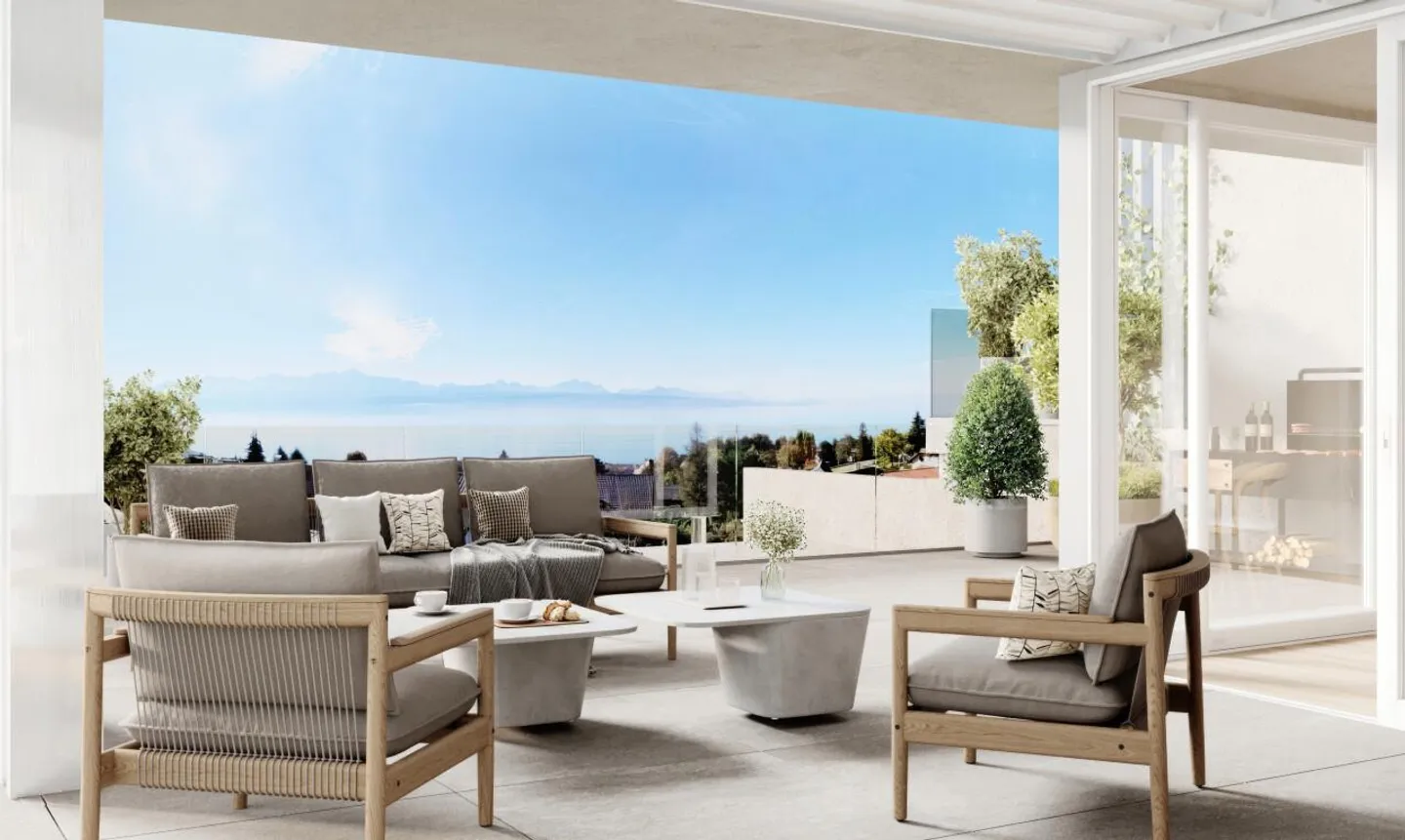 Splendide 4.5 pièces en terrasse – lumière, modernité et prestige - Photo 8 sur 9