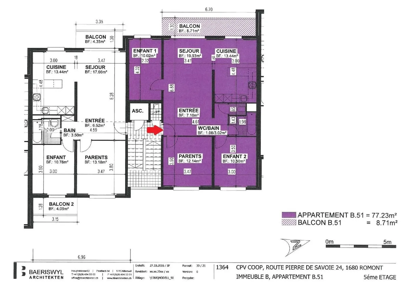 Incantevole appartamento di 4,5 stanze in un quartiere familiare, vicino a tutti i servizi - Foto 11 di 12
