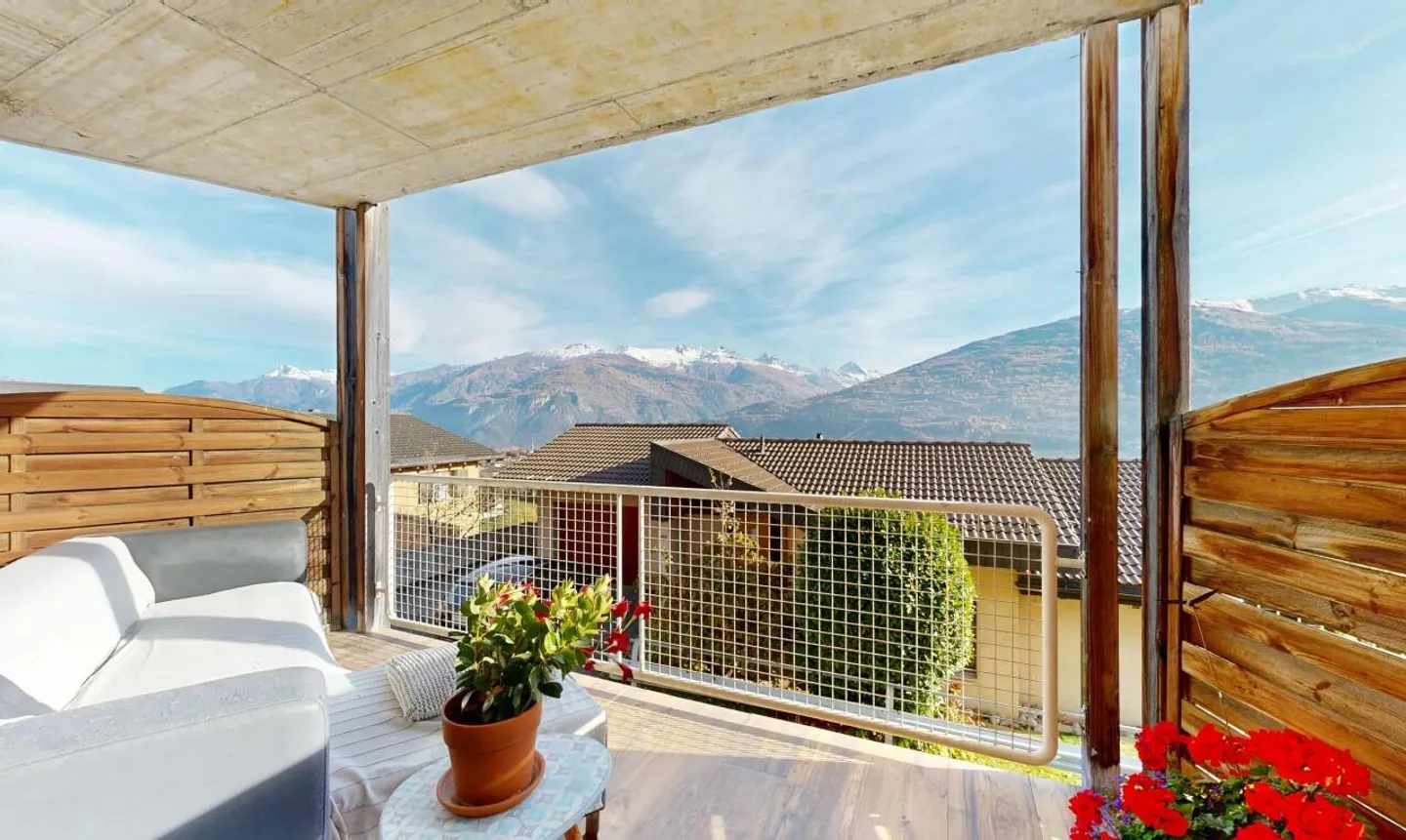 Casa a schiera a Savièse con vista panoramica e studio annesso - Foto 2 di 11