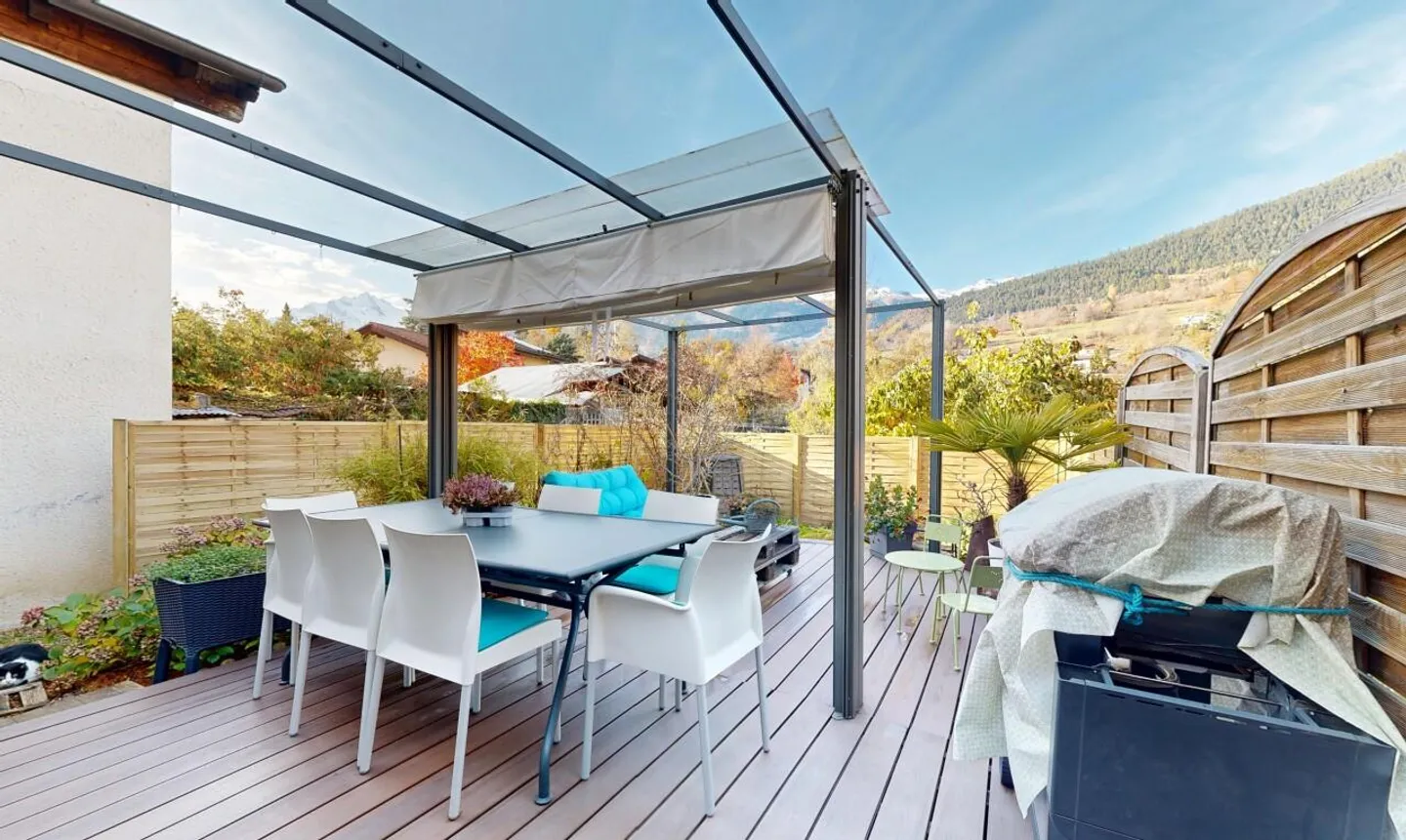 Casa a schiera a Savièse con vista panoramica e studio annesso - Foto 4 di 11