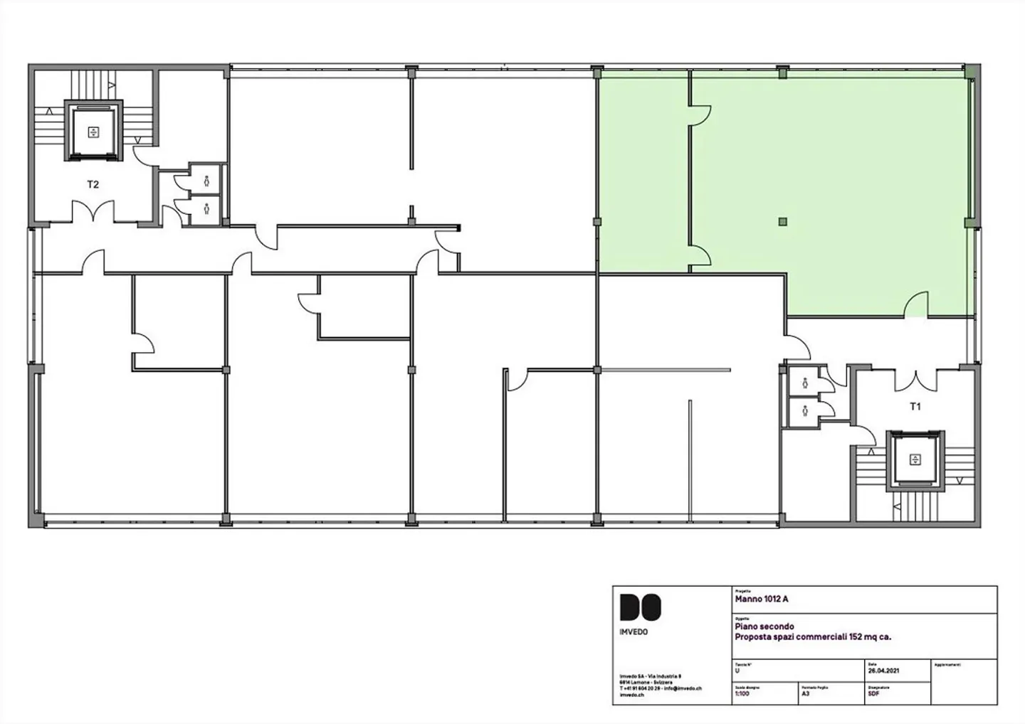 Büros in Manno - 85 oder 152 m² - Foto 5 von 5