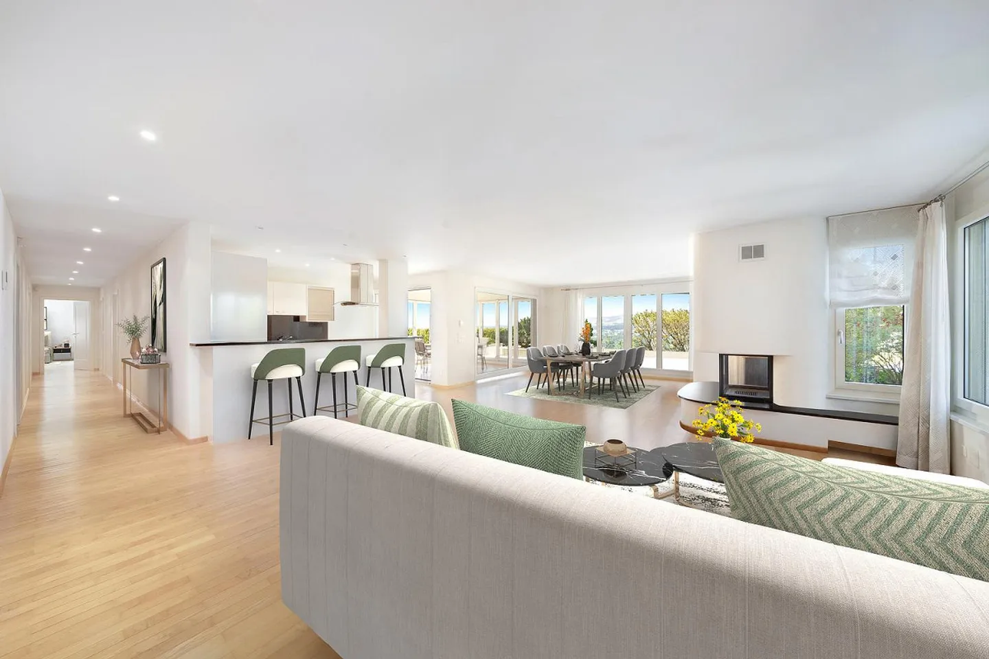 Geräumige Terrassenwohnung mit Aussicht - Foto 8 von 14