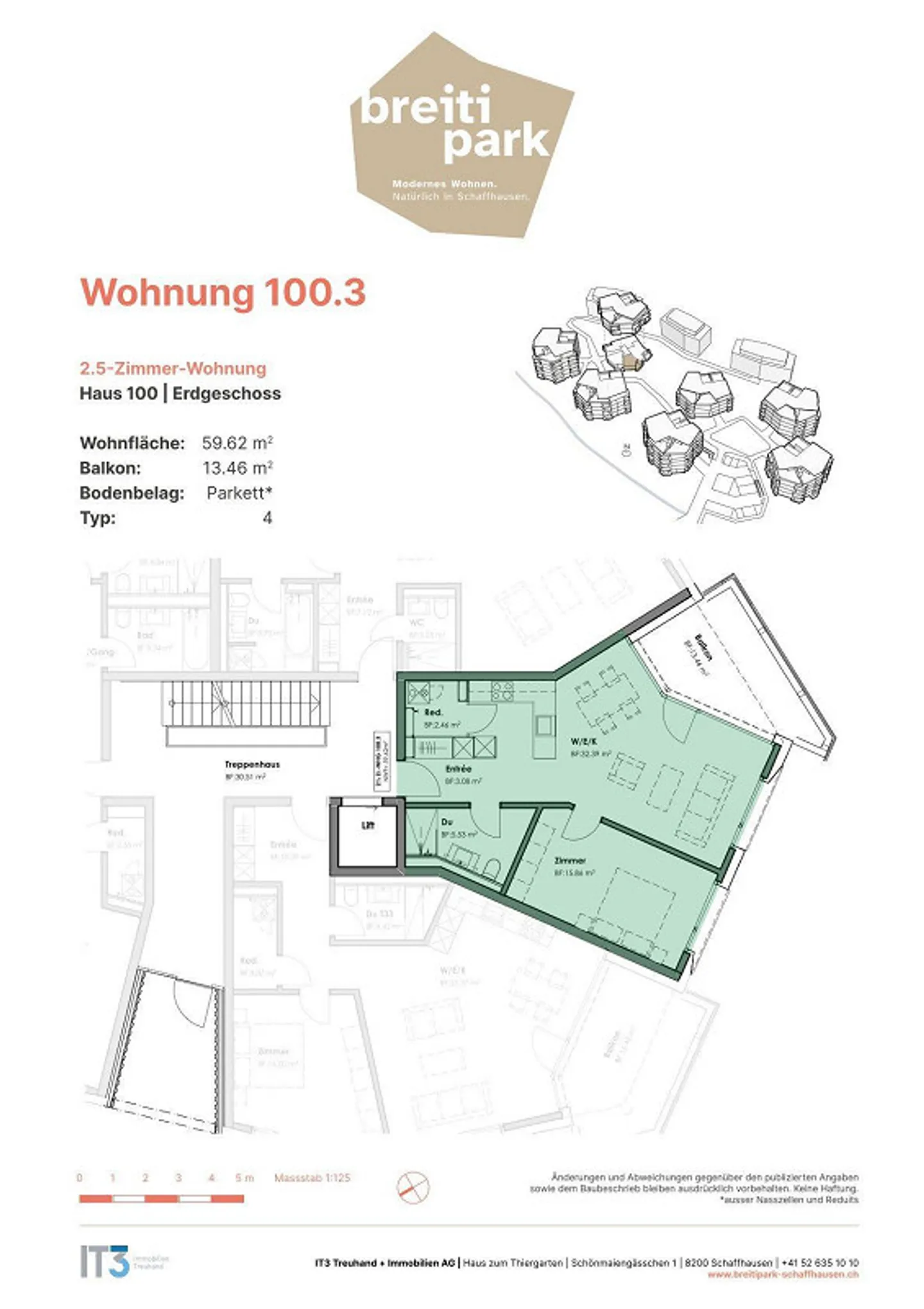 Between City and Nature - 2.5-Room New Apartment in Breitipark! - Photo 9 of 10