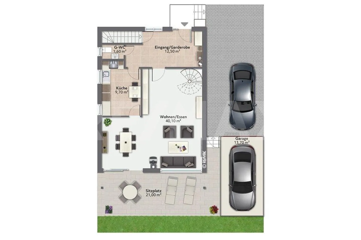 5 ½ ZIMMER HAUS AUF 692 m² SONNIGEM GRUNDSTÜCK - Photo 10 sur 12