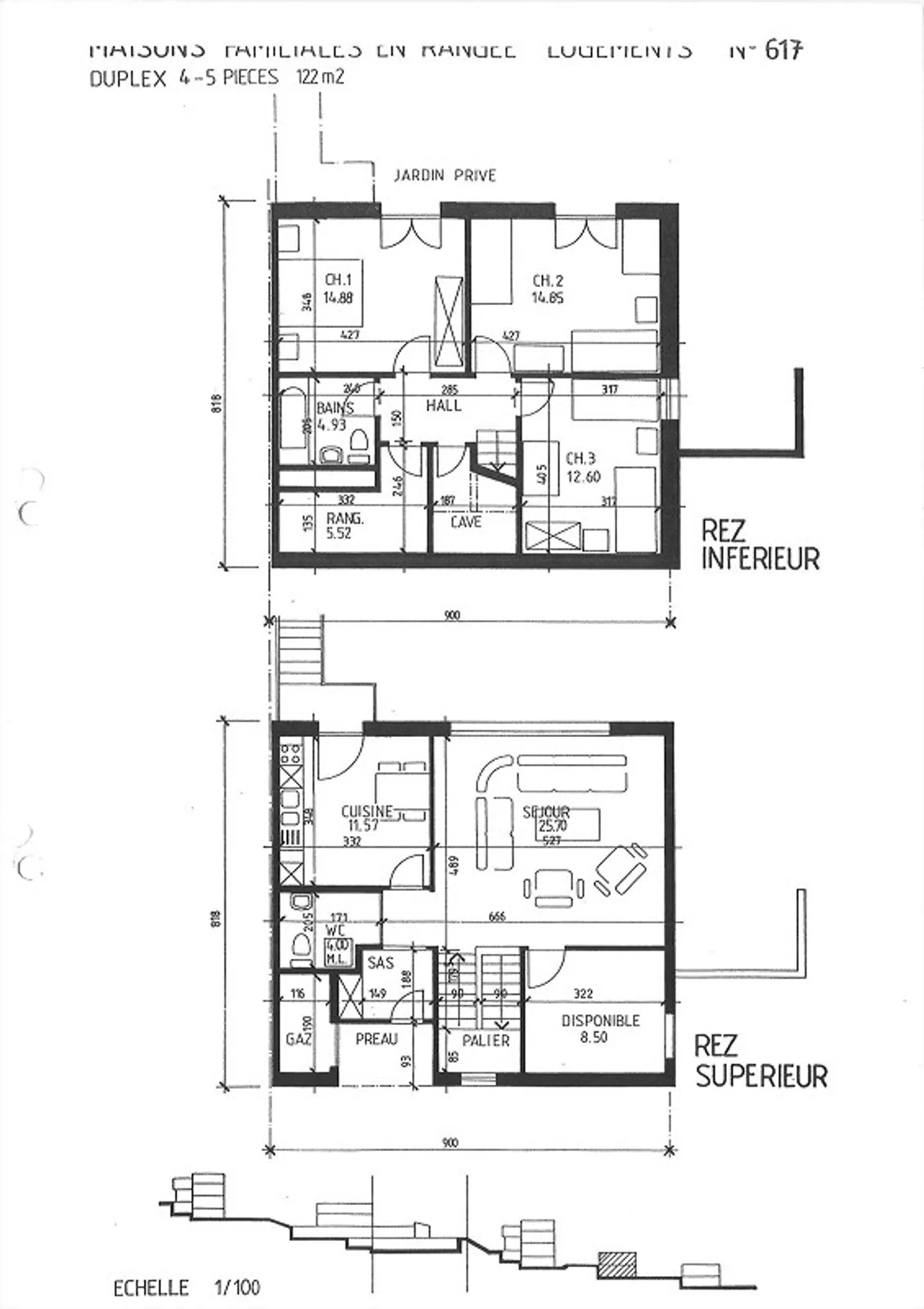 Maison de ville duplex avec 4½ pièces et terrasse - Photo 2 sur 2