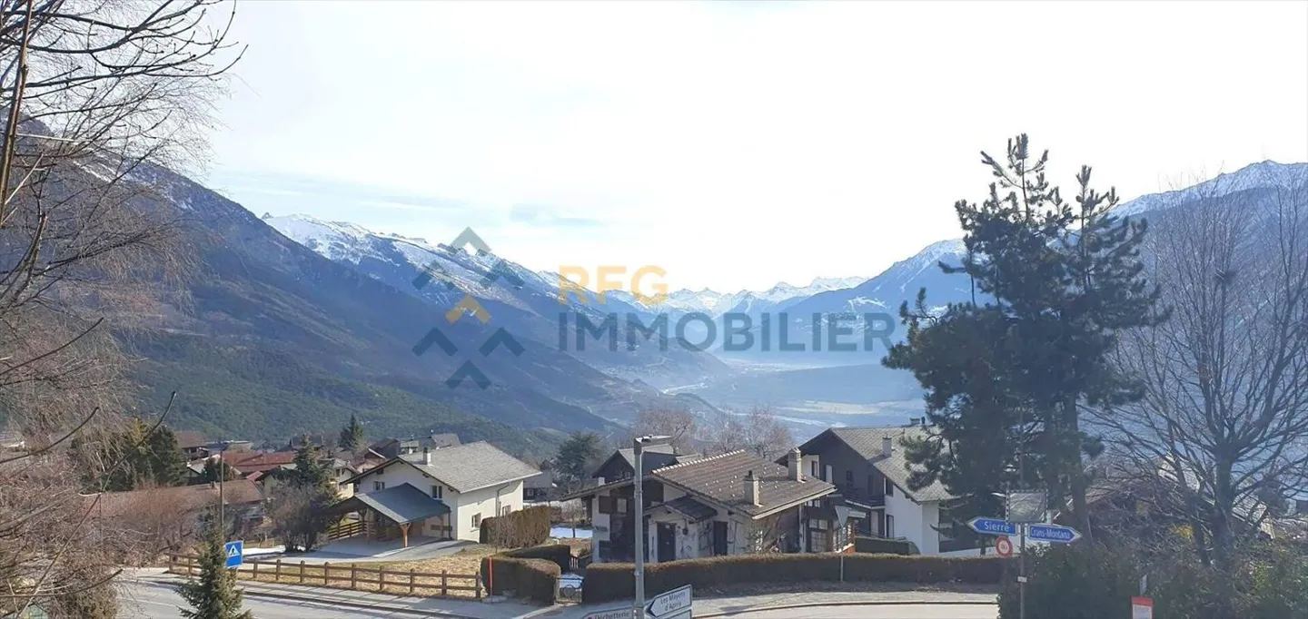 LAND FOR SALE WITH VALID PERMIT IN MOLLENS - CRANS-MONTANA - Photo 3 of 4