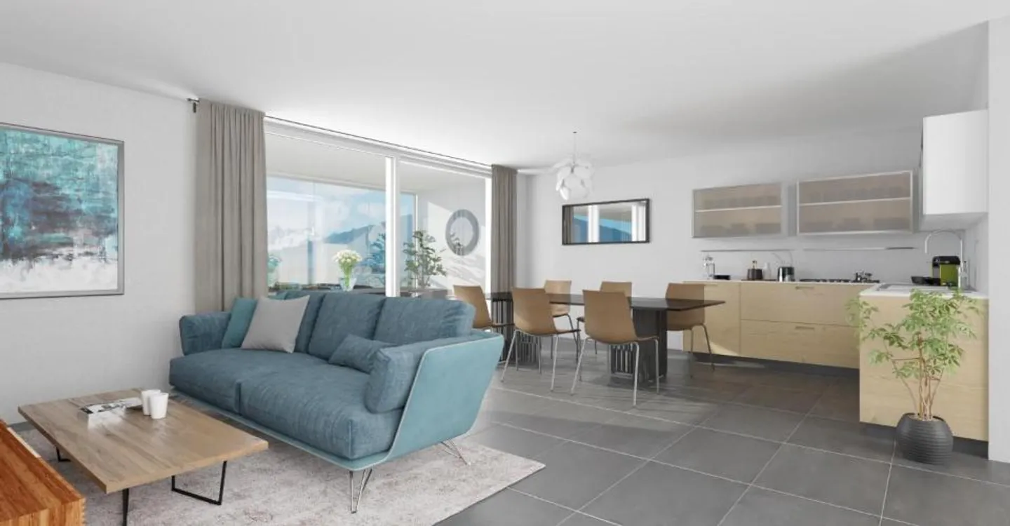 2.5 room apartment in new development opposite the Sierre Golf Course - Photo 4 of 11