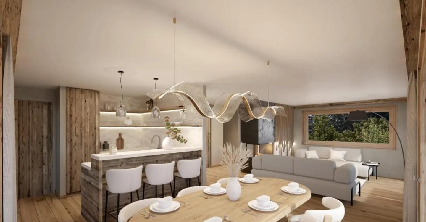 Lussuoso chalet 4,5 locali a Crans-Montana con vista - Foto 1 di 10