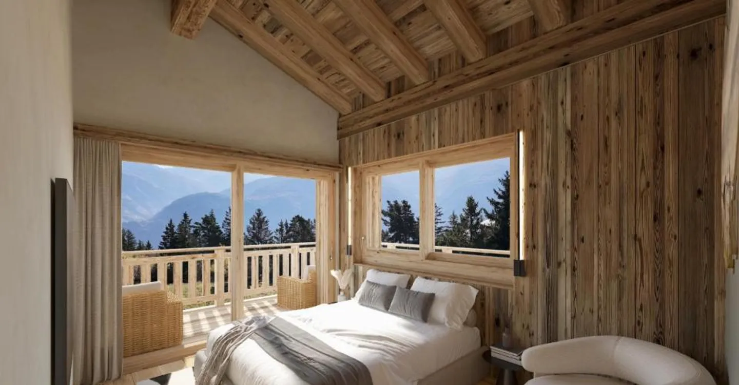 Lussuoso chalet 4,5 locali a Crans-Montana con vista - Foto 6 di 10