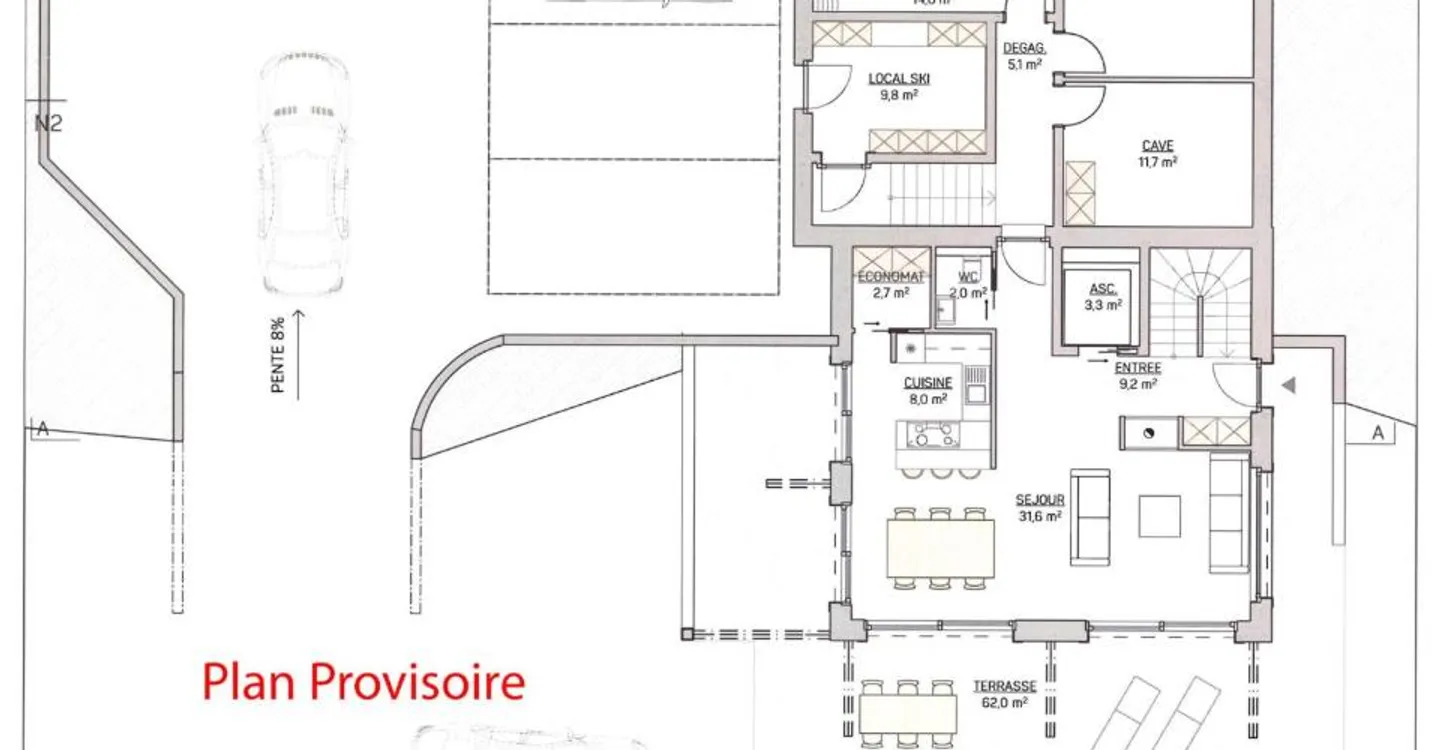 Lussuoso chalet 4,5 locali a Crans-Montana con vista - Foto 9 di 10