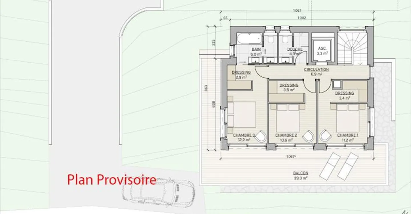 Lussuoso chalet 4,5 locali a Crans-Montana con vista - Foto 10 di 10