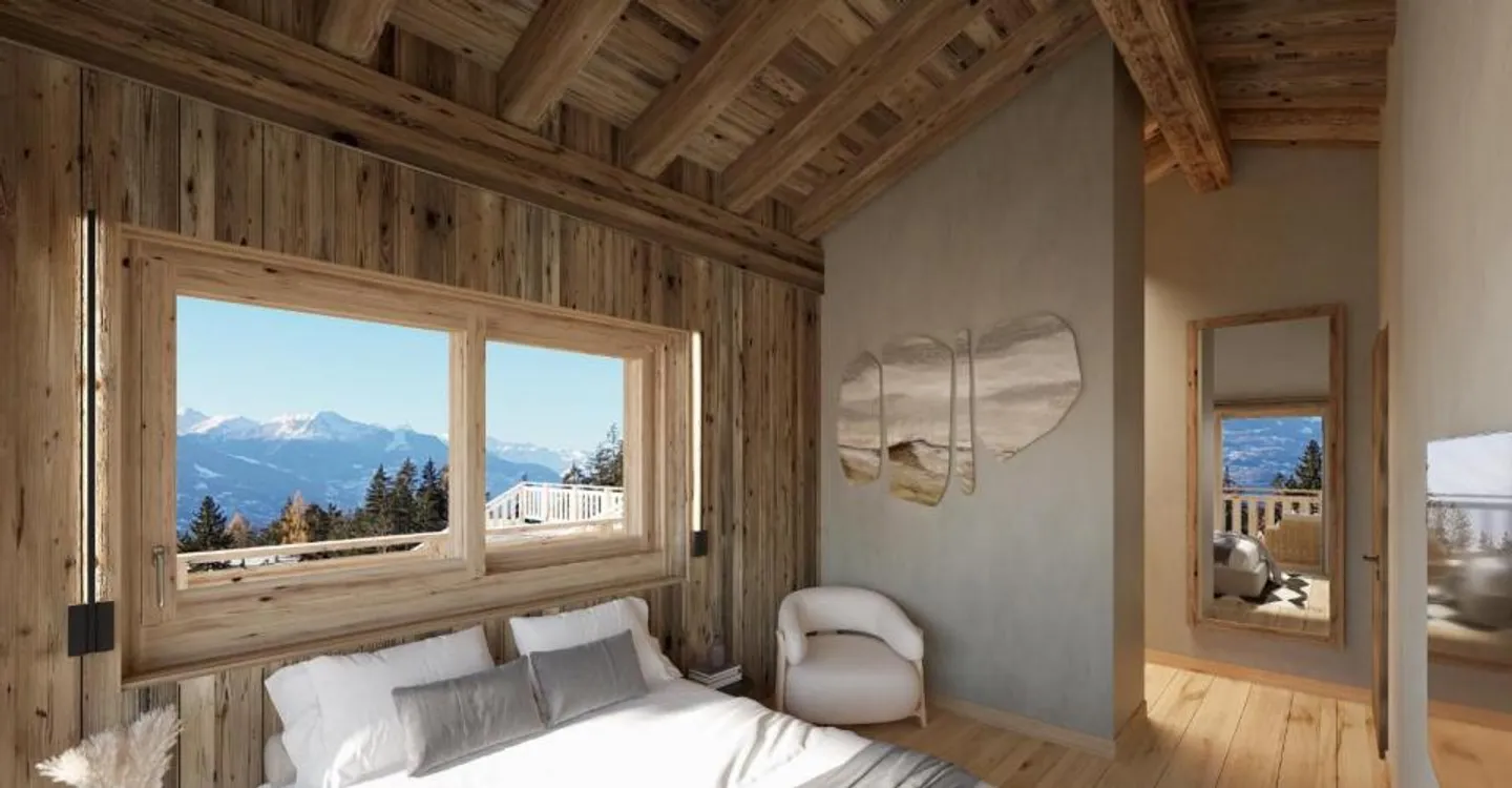 Lussuoso chalet 4,5 locali a Crans-Montana con vista - Foto 5 di 10