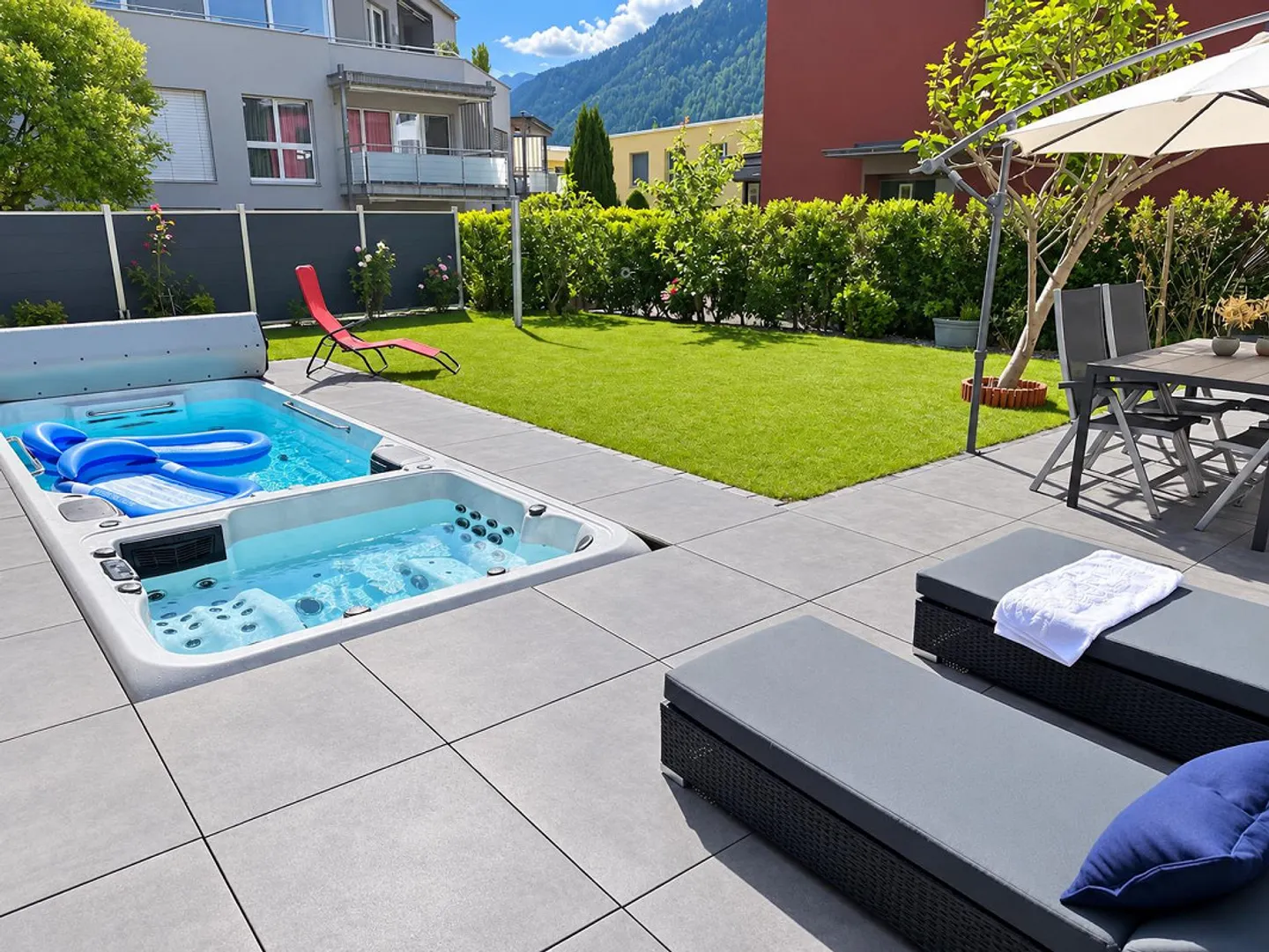 Petit, joli et rénové – 2,5 pièces avec piscine - Photo 8 sur 9
