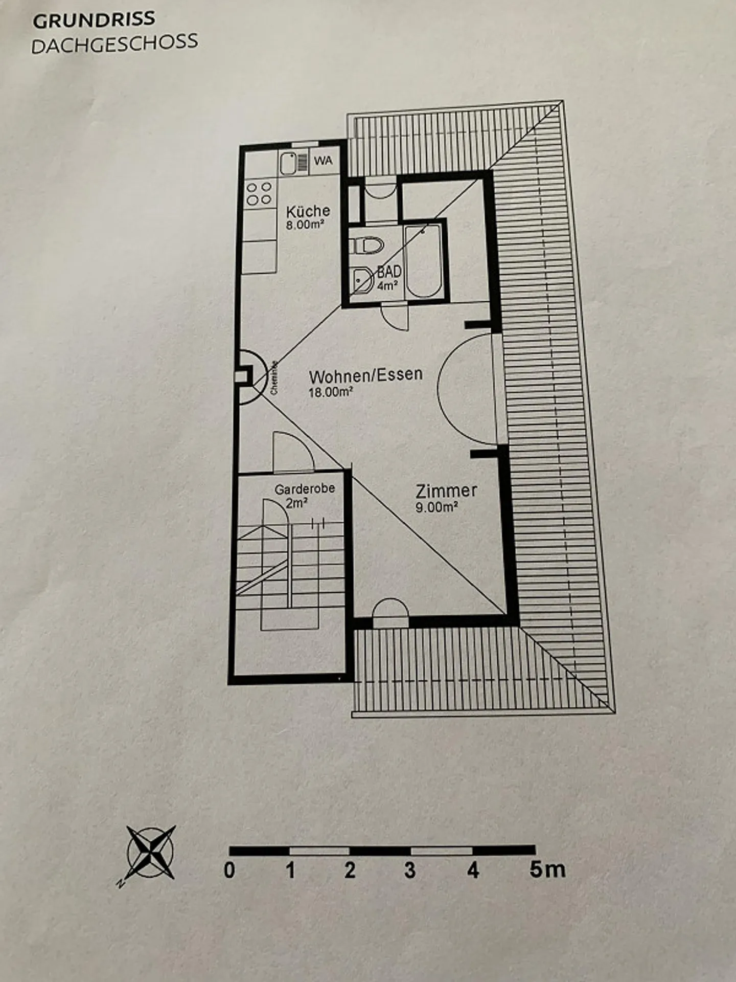 helle Dachwohnung im Zentrum von Flond - Foto 9 von 9