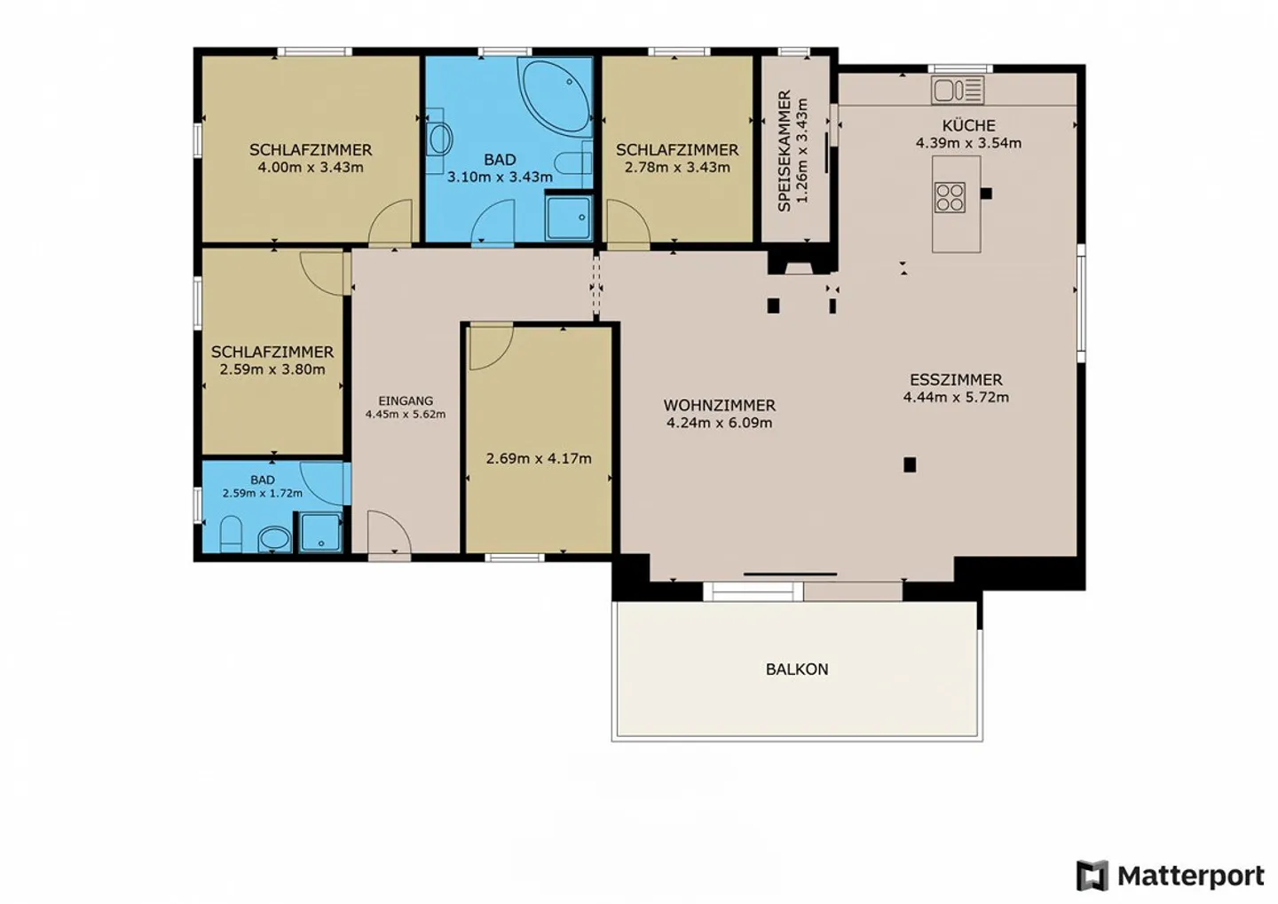 Stilvolle, moderne 5.5-Zi Attika-Wohnung (138 m2) mit grossem Balkon - Photo 16 of 18