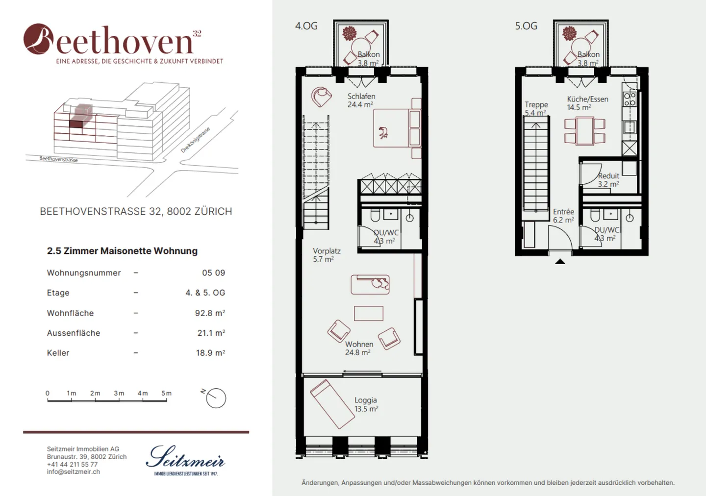 Wohnen auf höchstem Niveau - 2.5 Zimmer Maisonette - Photo 5 of 6