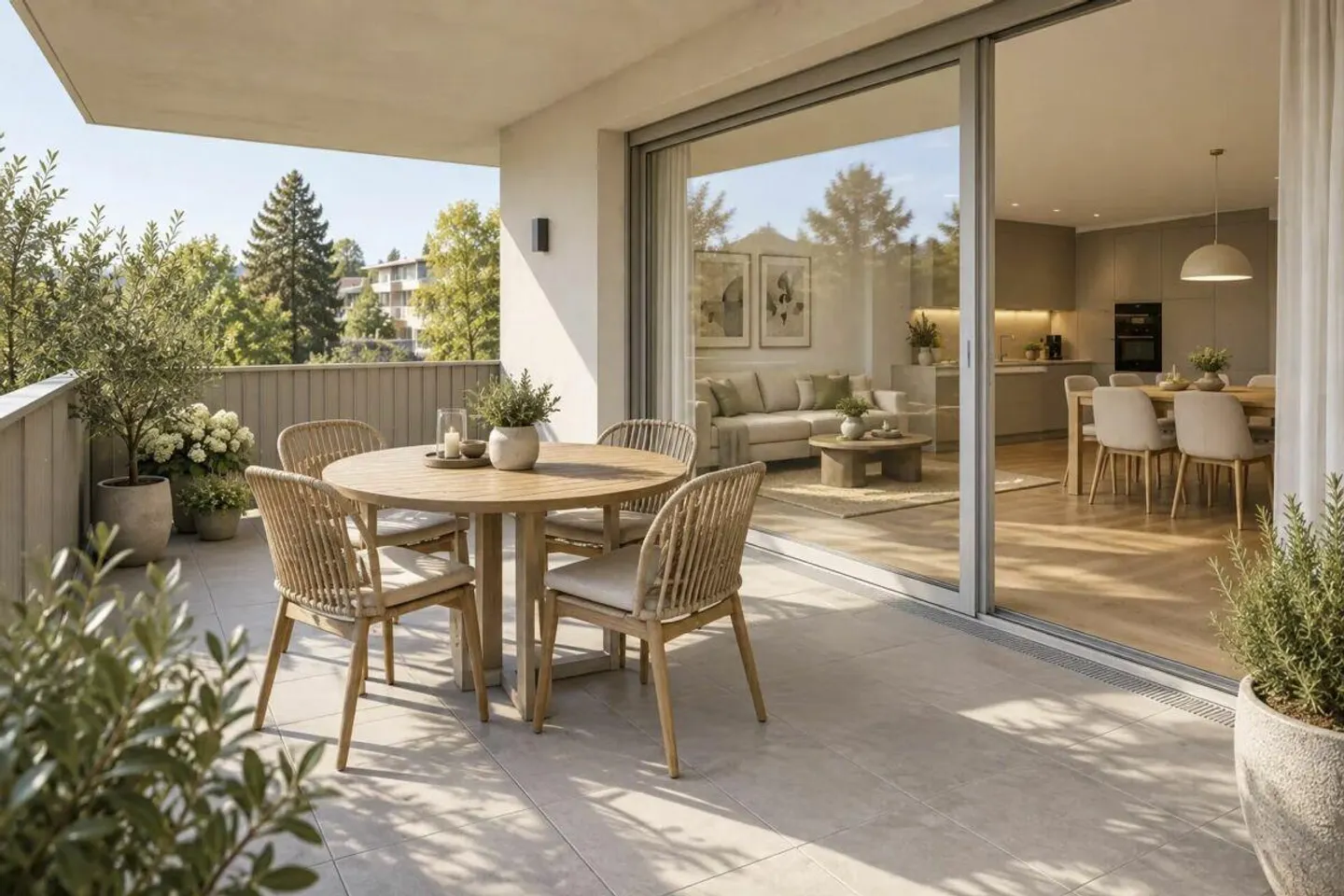 Prima locazione - Appartamento nuovo esclusivo di 3,5 locali con grande balcone - Foto 6 di 10