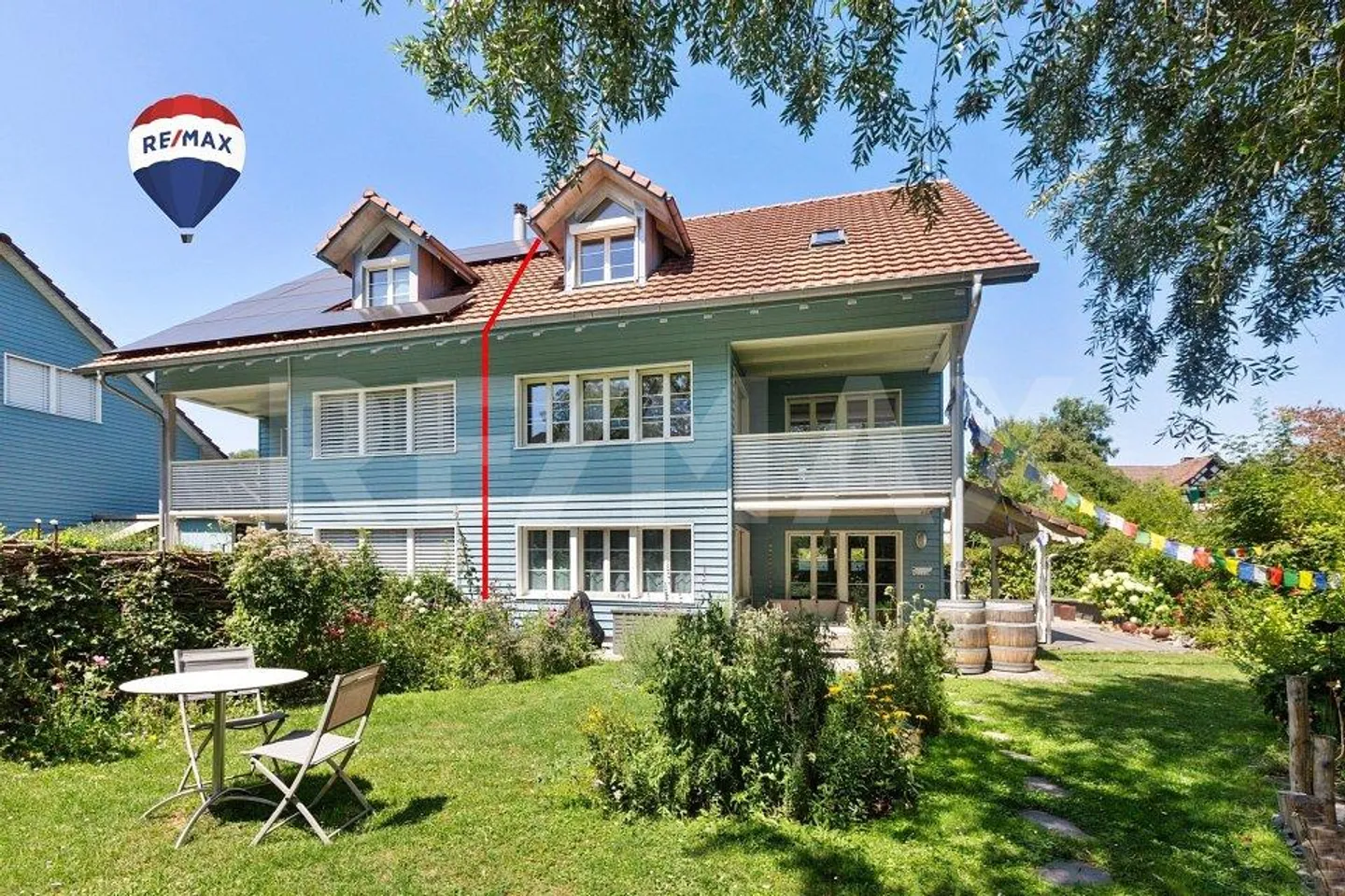 Idyllisches 5.5-Zi.-DEFH mit direktem Zugang zum Näfbach - Foto 1 von 13
