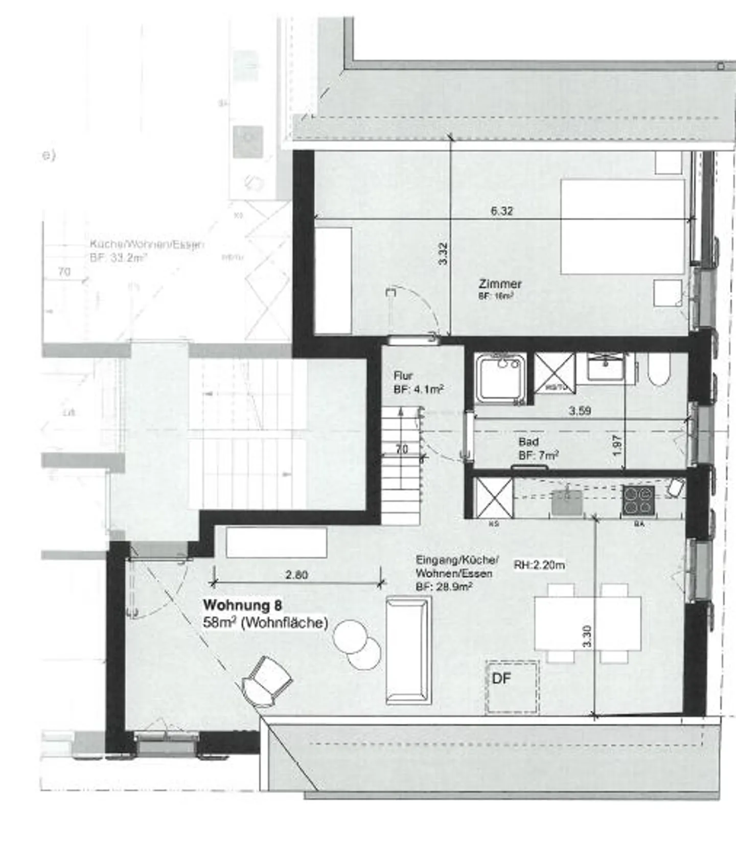 Recentemente ristrutturato: Ultimo appartamento di 3,5 locali in affitto - Foto 7 di 7