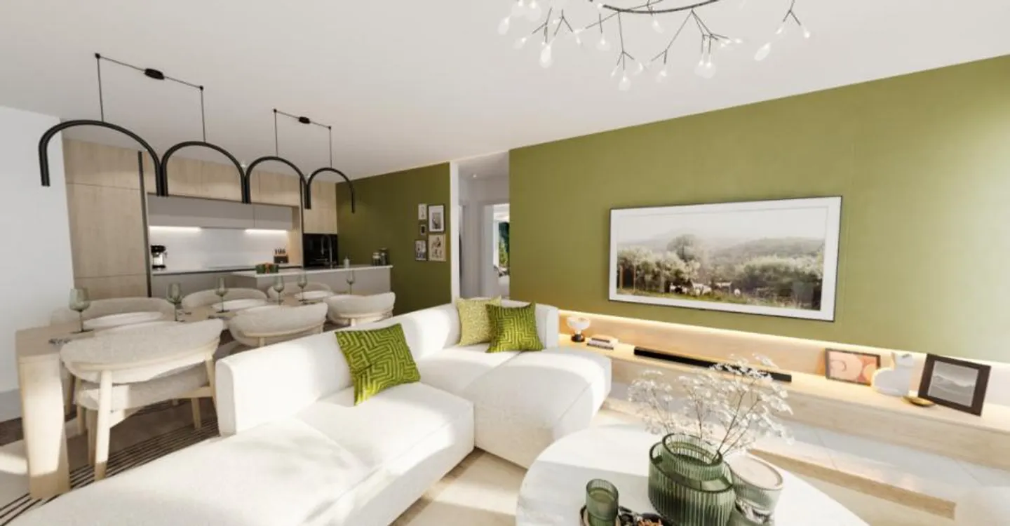The elegance of a bright and refined setting for this 3.5-room apartment of 98 m² - Photo 1 of 9