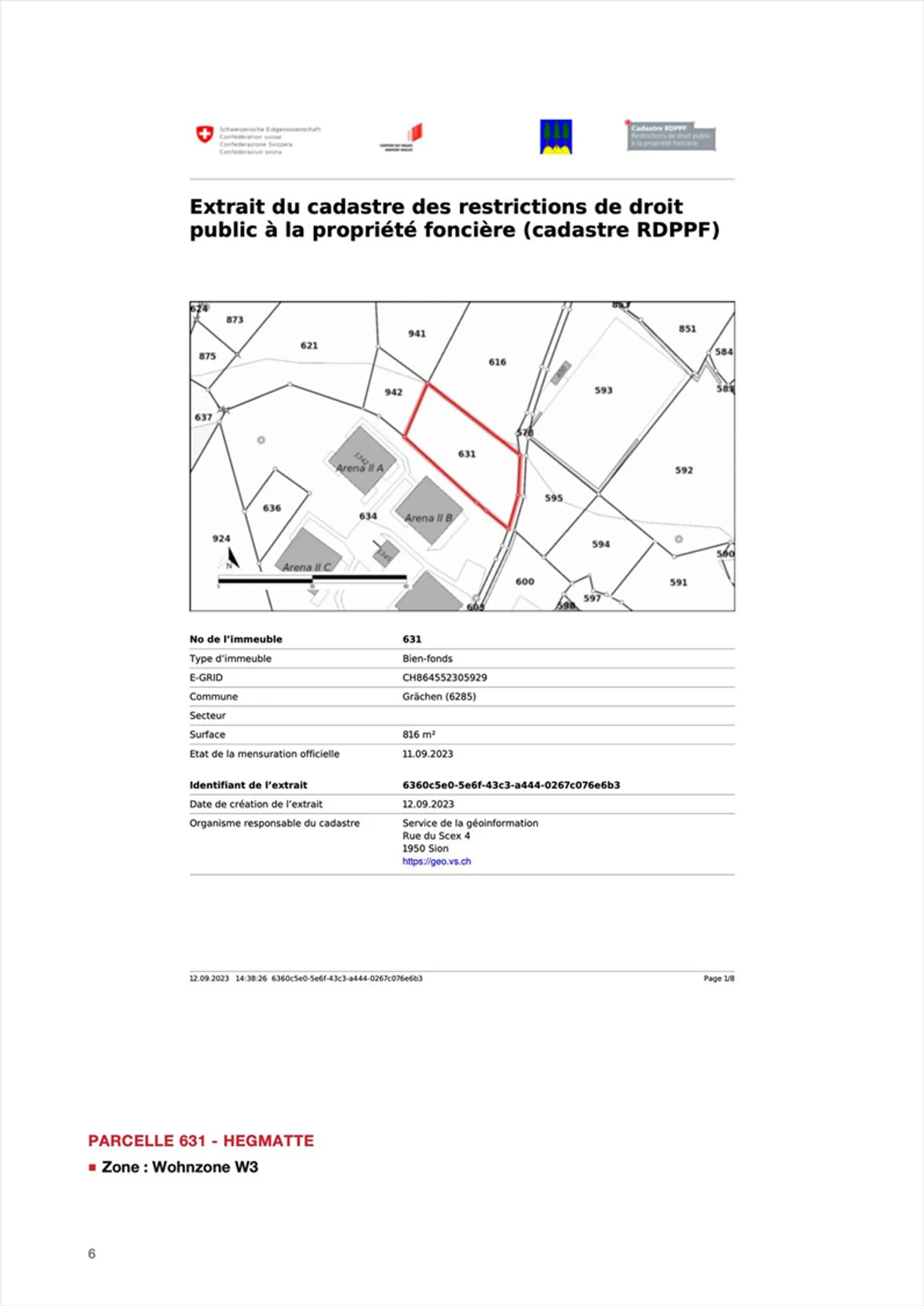 (3925) GRÄCHEN (VS) - 6 Building Plots for Sale - Photo 7 of 10