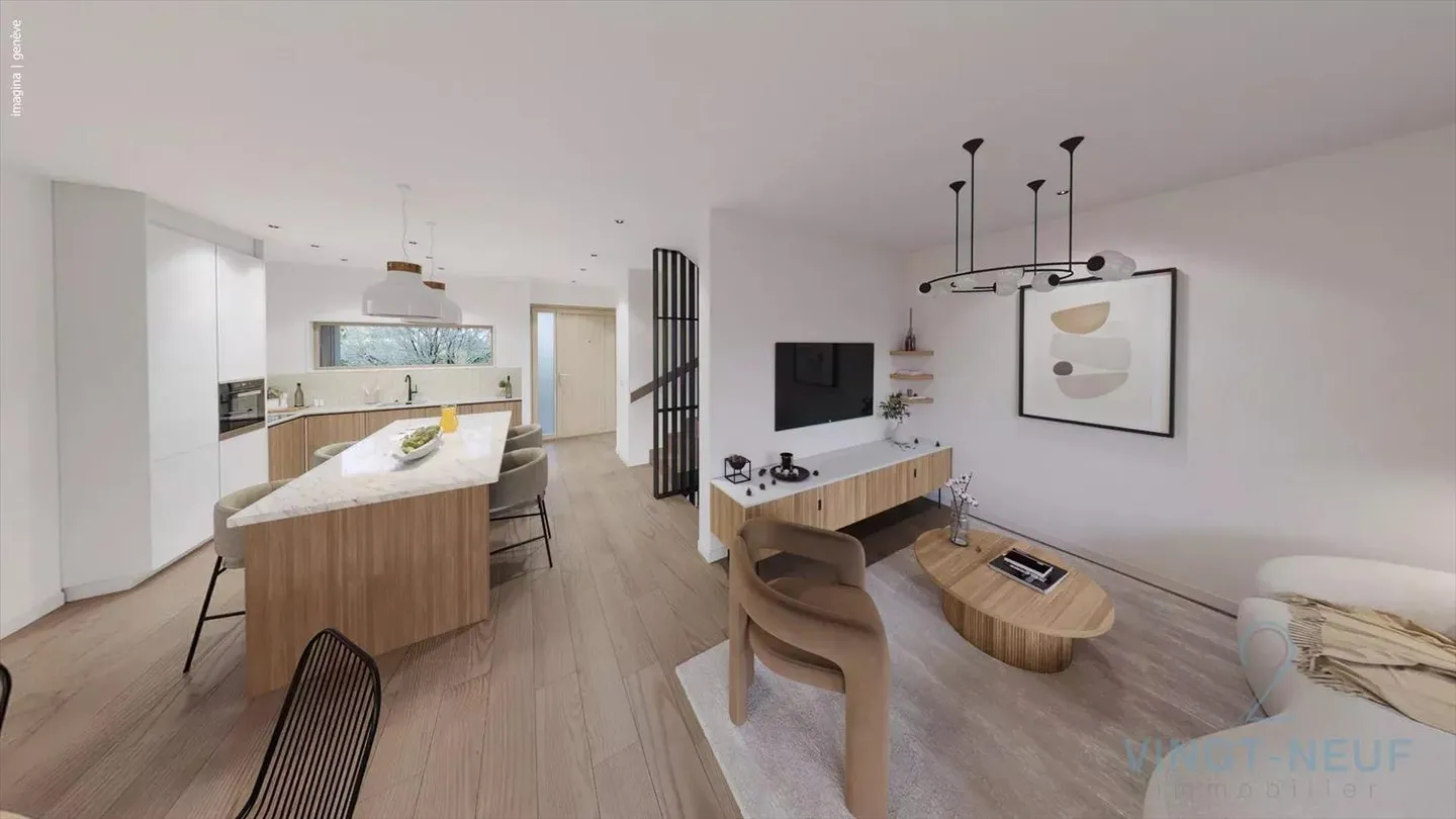 Bientôt disponible - 3 maisons mitoyennes à Thônex - Photo 3 sur 7