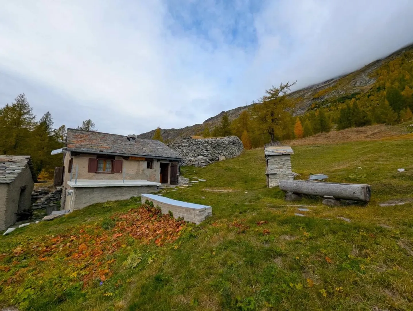 Chalet alpin entouré de forêt de mélèzes dans la région du Simplon - Photo 2 sur 10